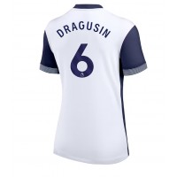 Camisa de Futebol Tottenham Hotspur Radu Dragusin #6 Equipamento Principal Mulheres 2024-25 Manga Curta